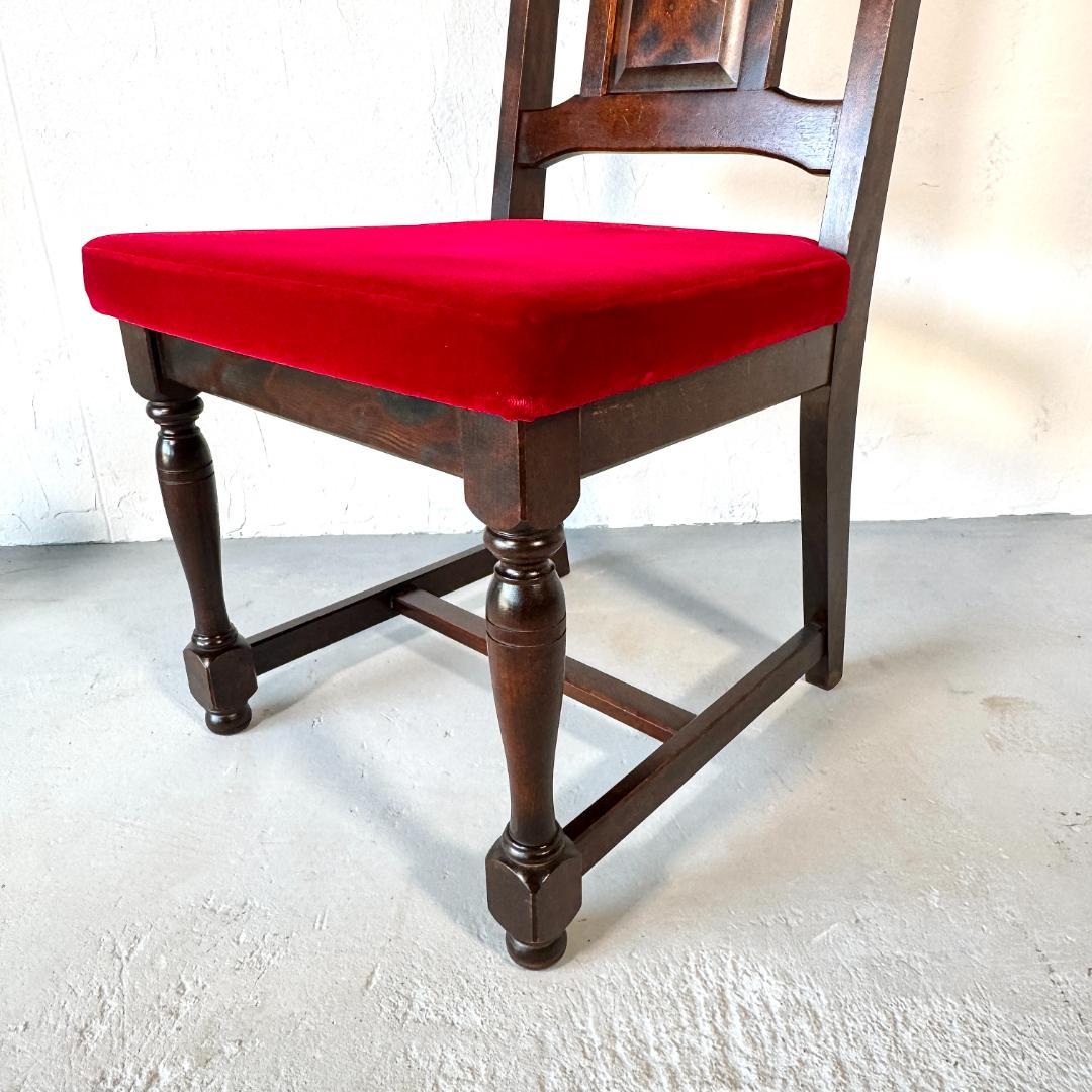 ③北海道民芸家具　椅子　樺材　ヴィンテージ