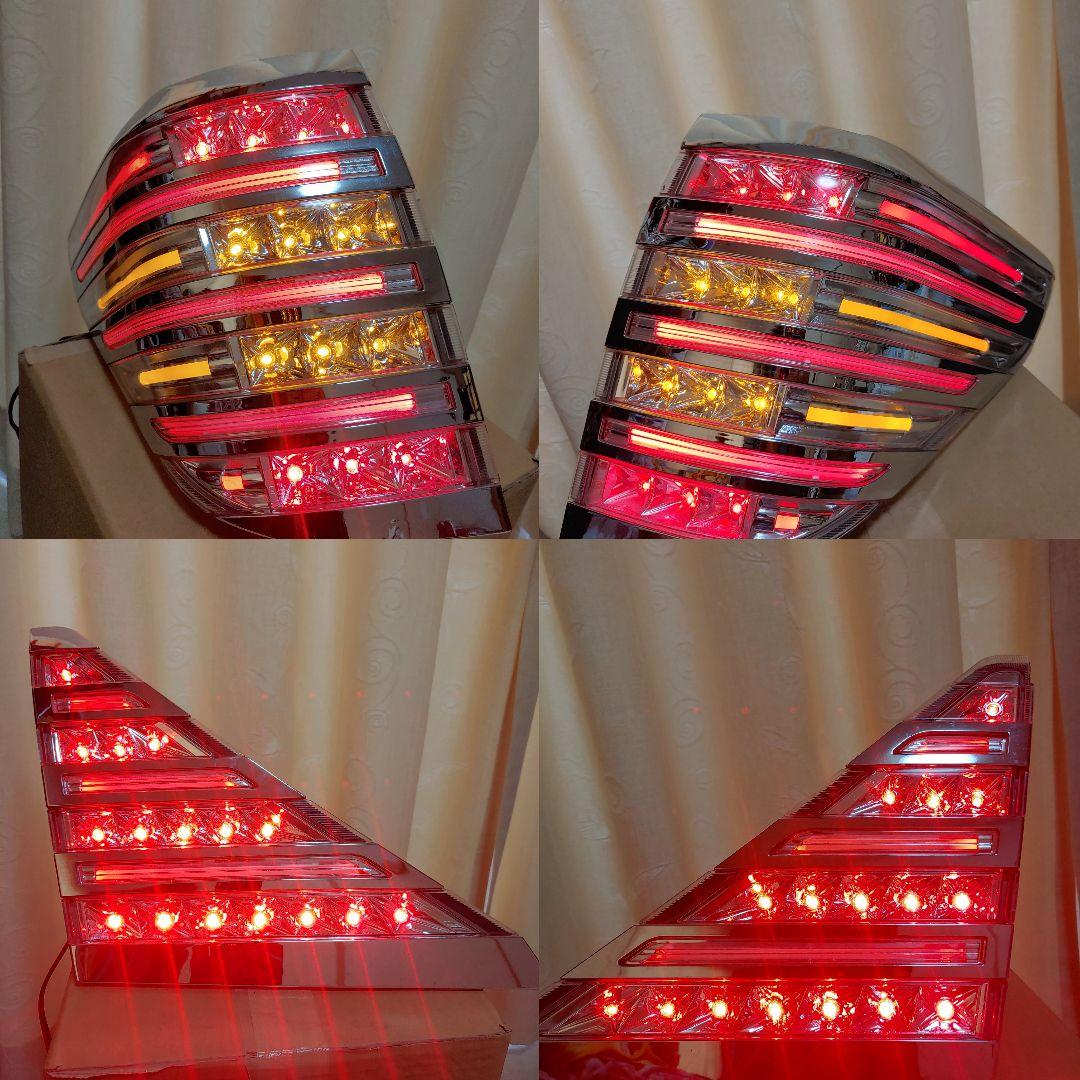 ラ*ス様 20ヴェルファイア　LED テールライト クリア/メッキ　ジャンク