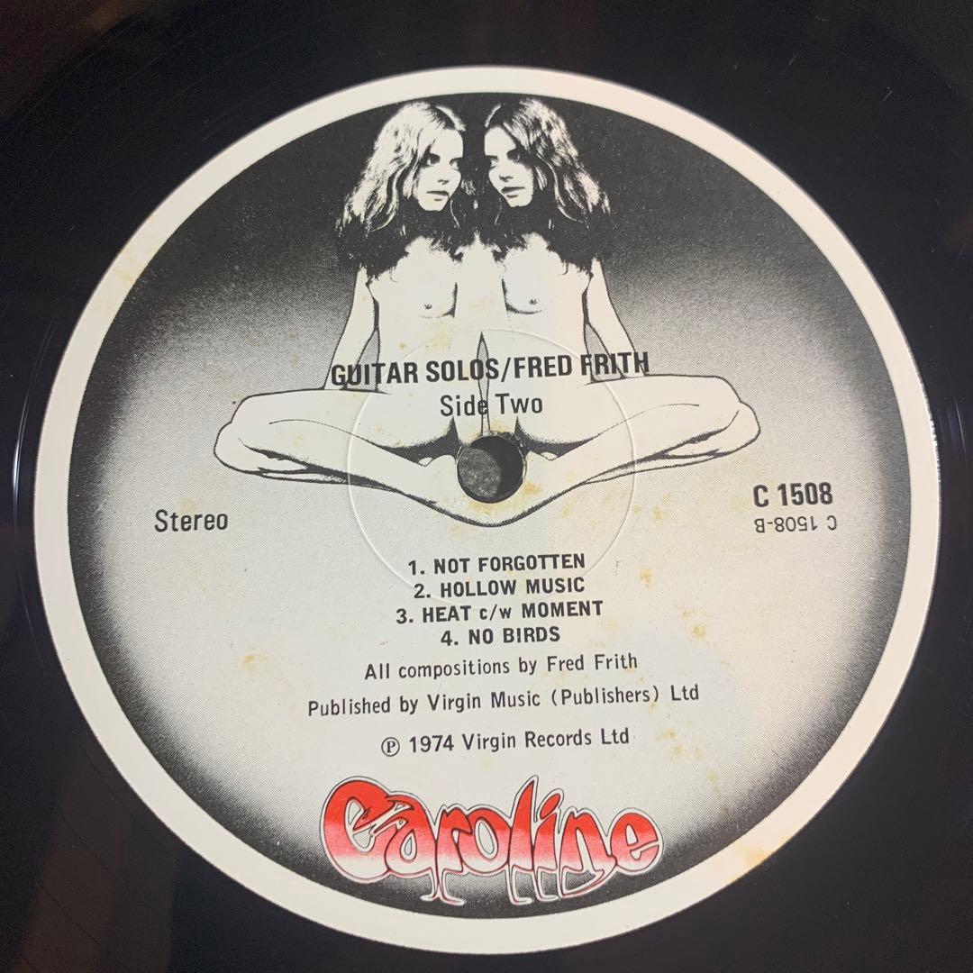 FRED FRITH / GUITAR SOLOS UKオリジナル