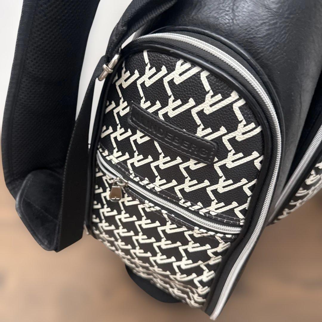 J.Lindeberg キャディバッグ ブラック/ホワイト