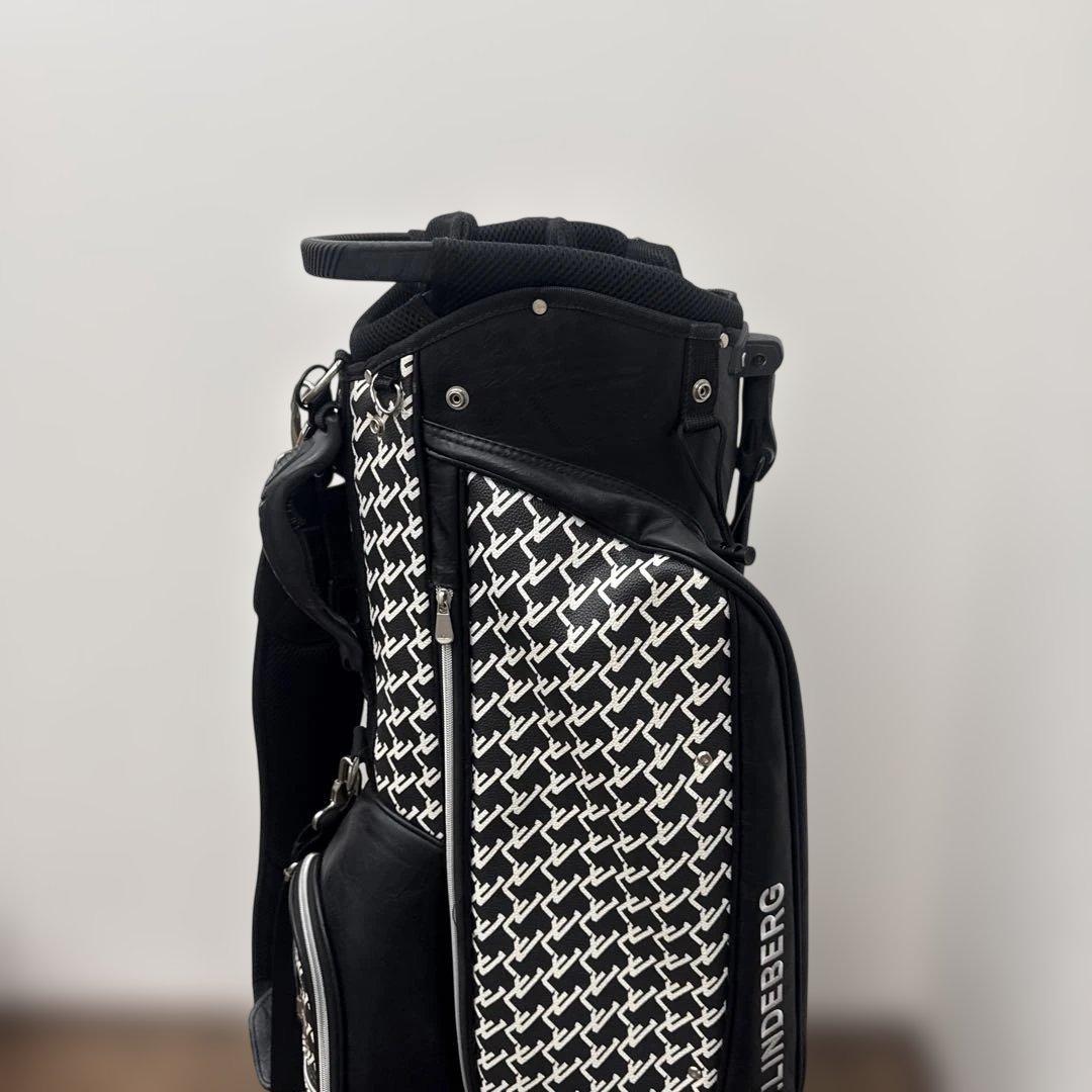 J.Lindeberg キャディバッグ ブラック/ホワイト