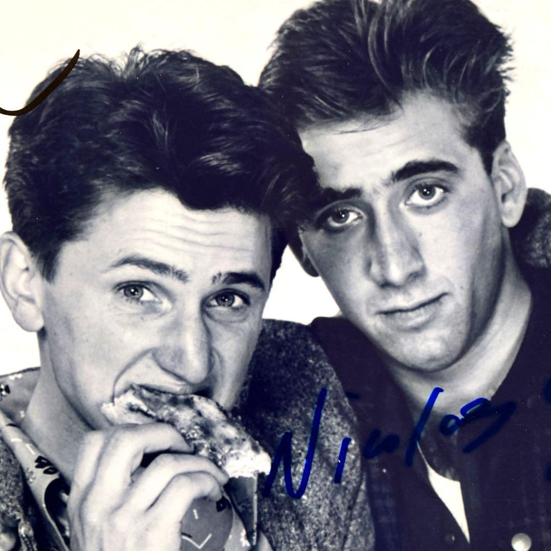 ニコラス・ケイジとショーンペン直筆サイン入り超大型写真…