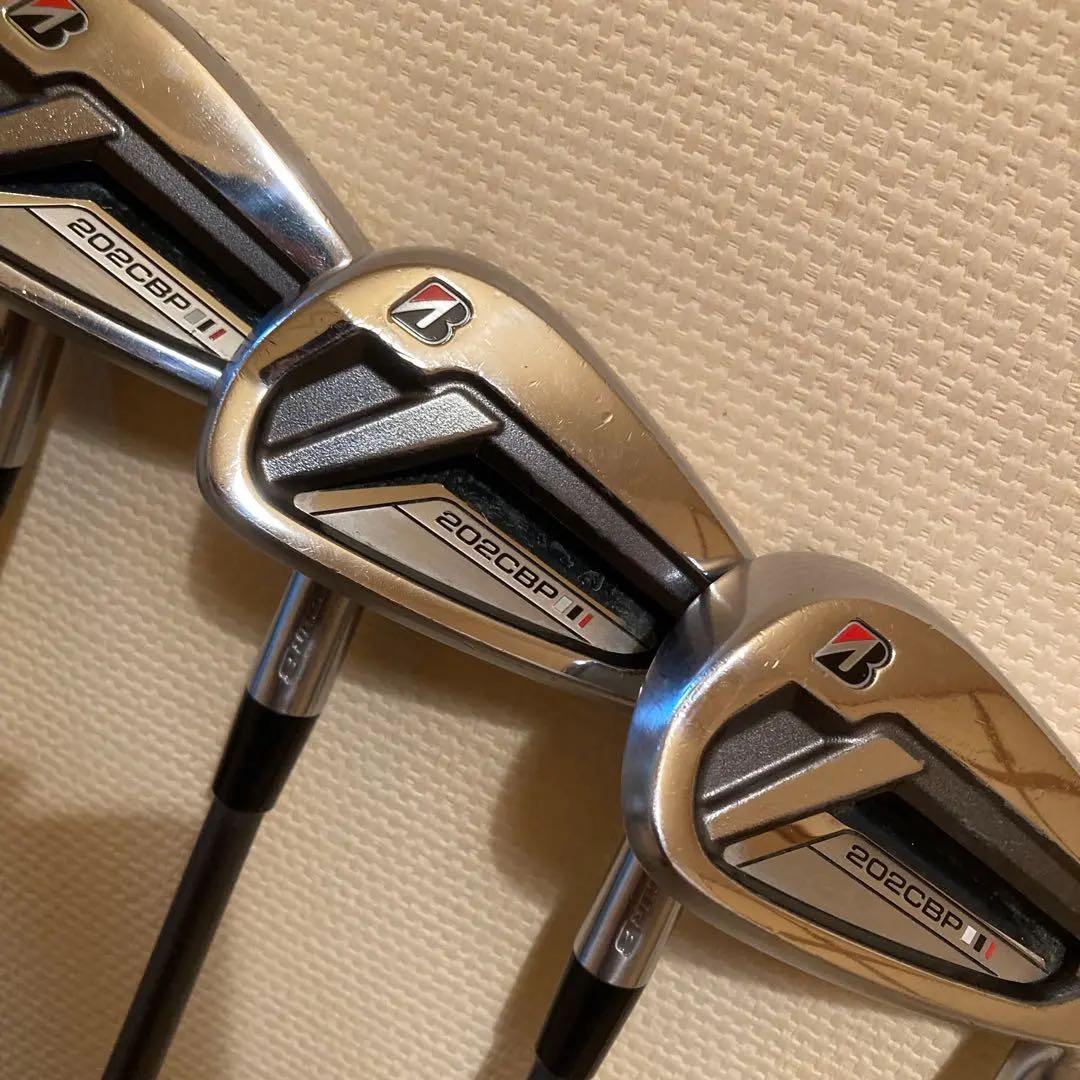 ブリヂストン ツアーB 202CBPアイアンセット6〜9.P 純正MCI 65S