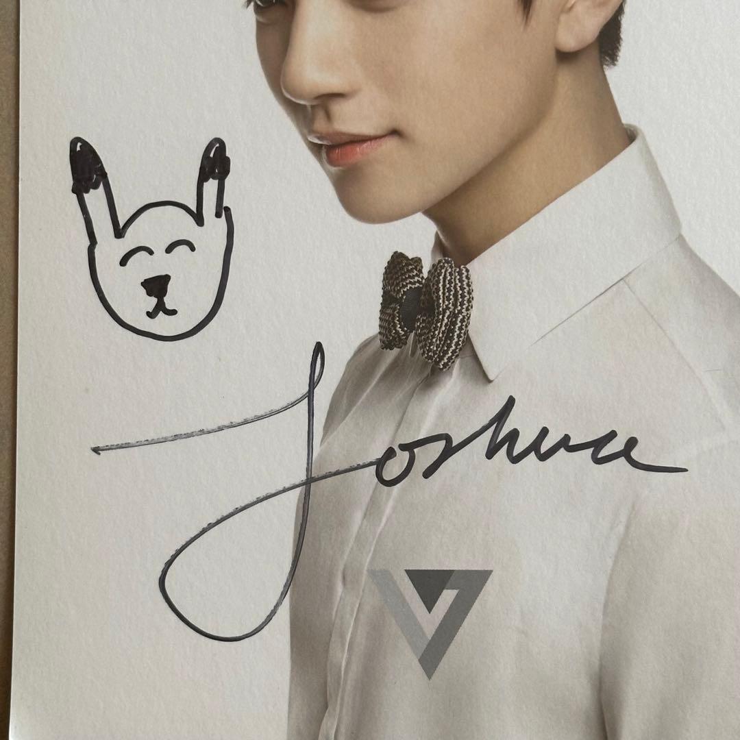 SEVENTEEN ジョシュア　サイン