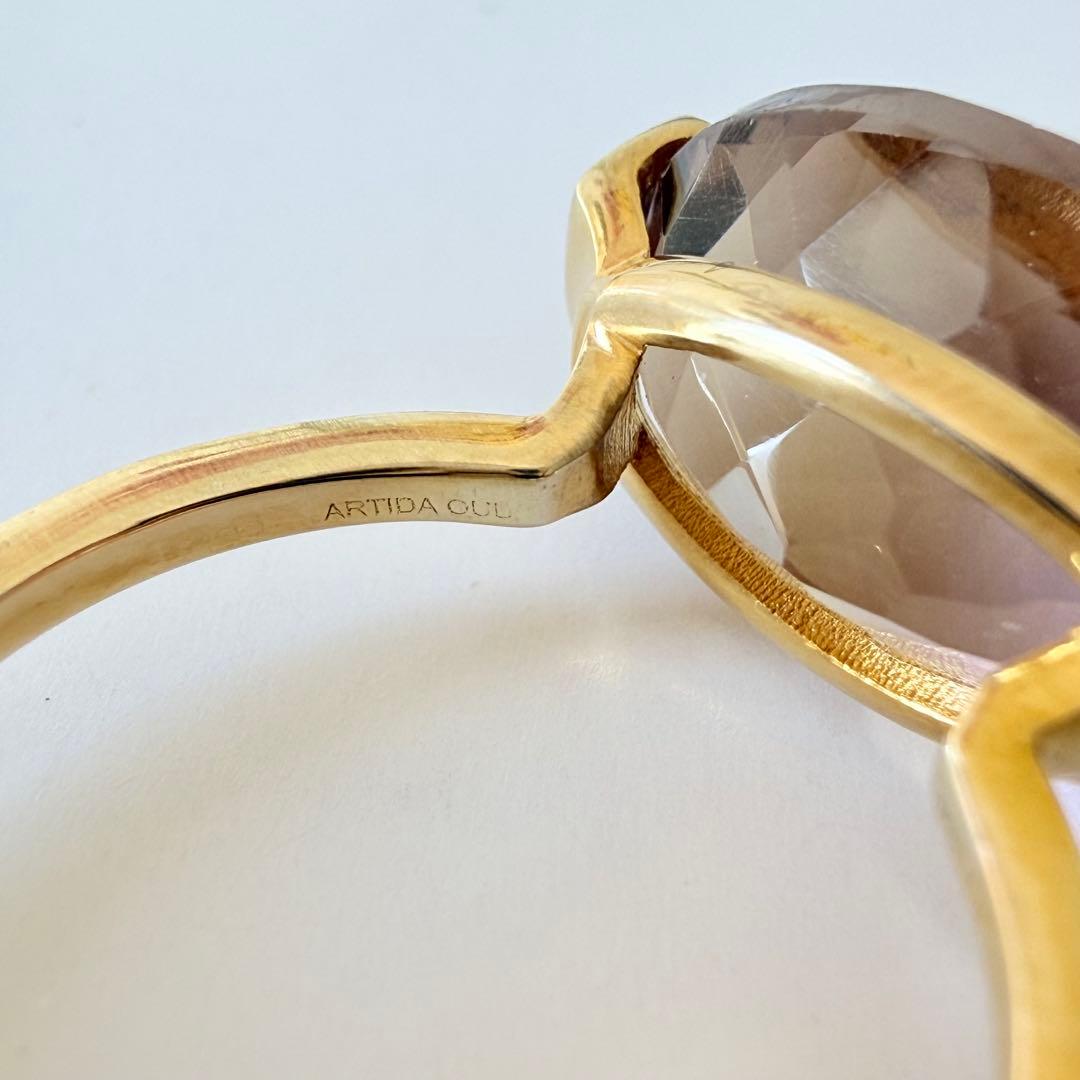アルティーダウード [ancient]オーバルアメトリン リング　13号　925