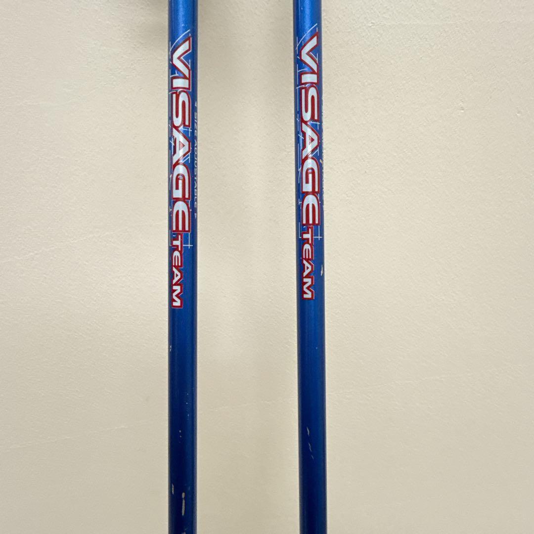 【KAZAMA】キッズ用スキー板130cm ブーツ21cm-22cm ストック付