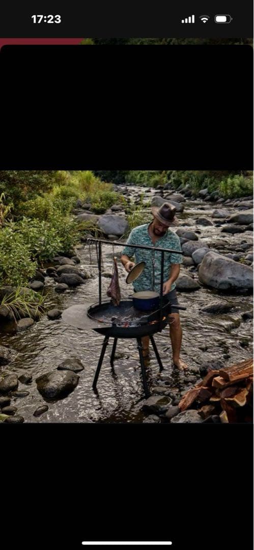 BAREBONES ベアボーンズカウボーイファイヤーピットグリル 30 BBQ