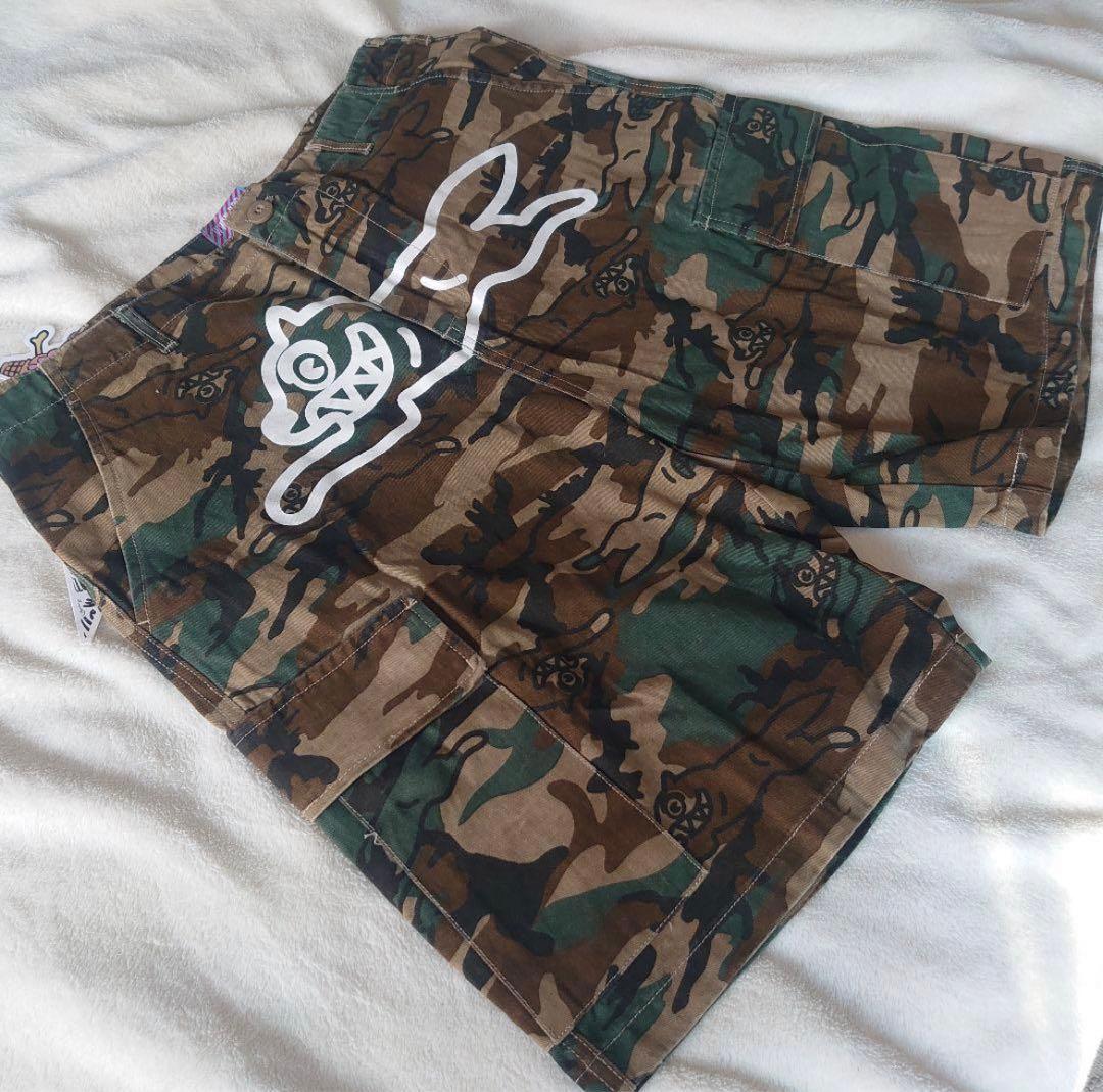 海外限定★ICECREAM BBC DOG カモフラ ショーツ Mサイズ