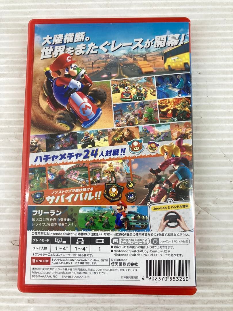T386 NINTENDO SWITCH 2 マリオカート ワールド 美品