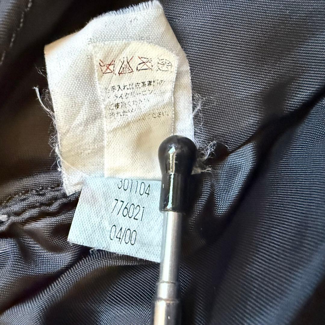 GAP カーコート ブラック 牛革 ビンテージ XL シワ