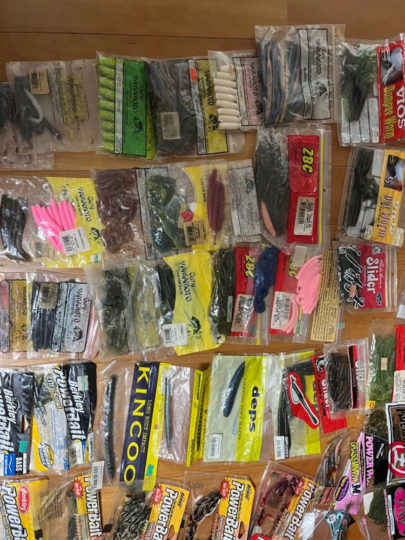 バス釣り引退セット　ルアーセット　ワームセット