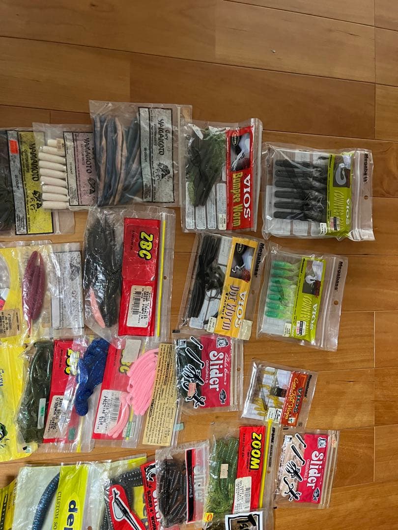 バス釣り引退セット　ルアーセット　ワームセット