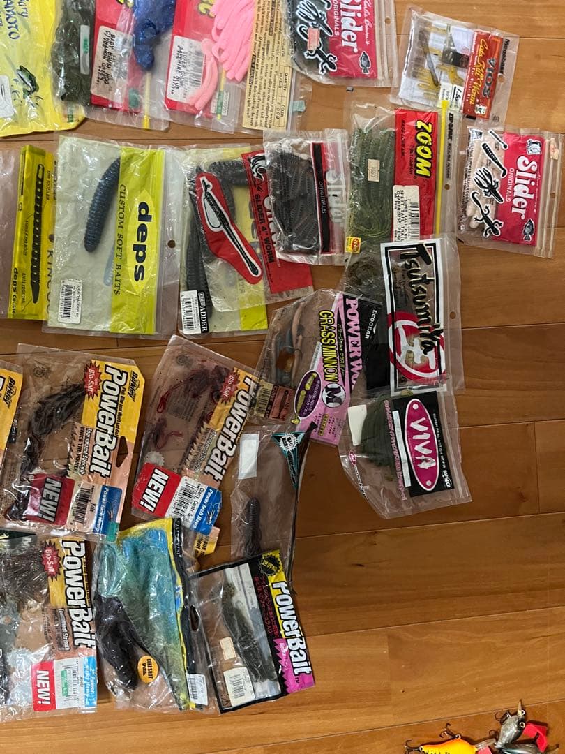 バス釣り引退セット　ルアーセット　ワームセット