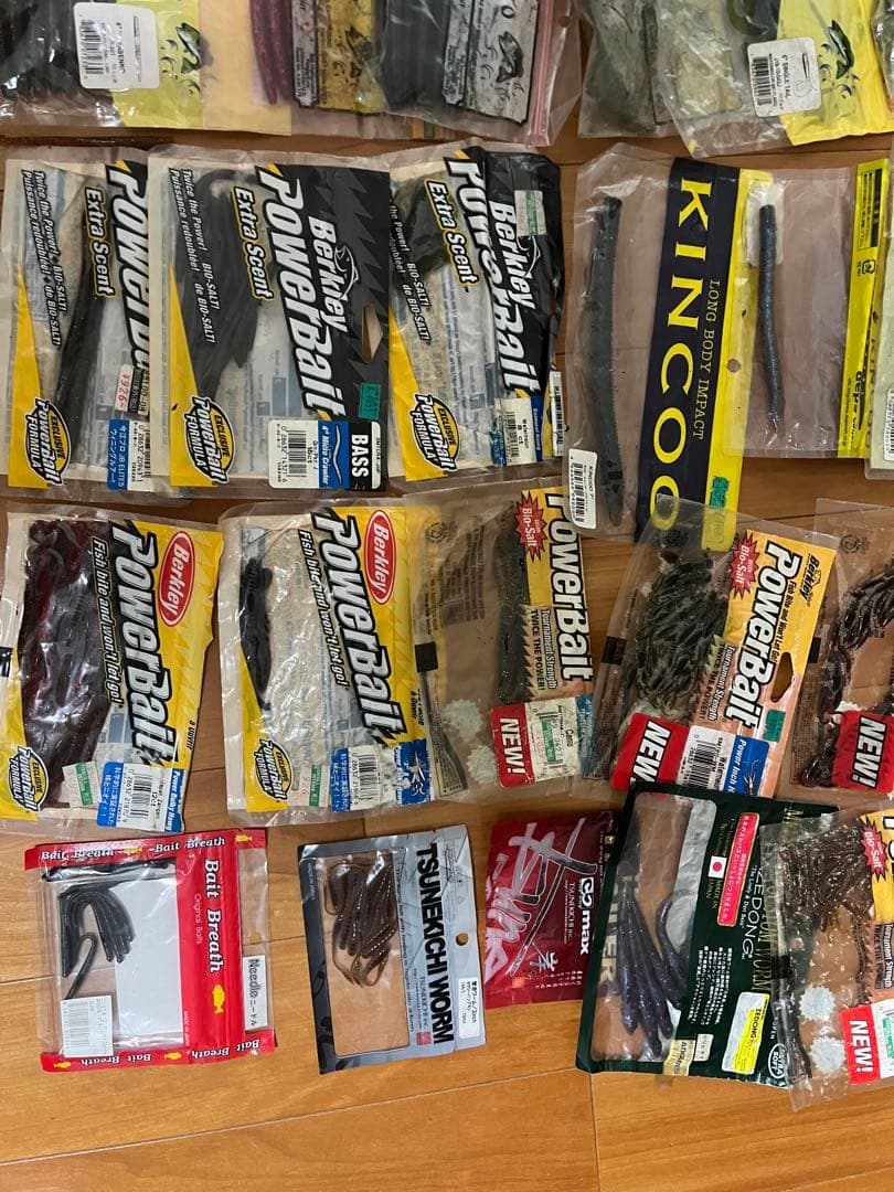 バス釣り引退セット　ルアーセット　ワームセット