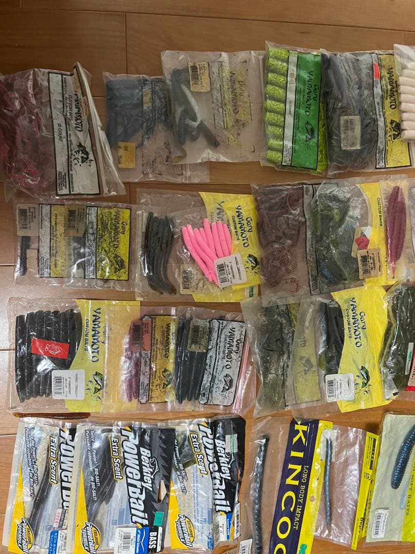 バス釣り引退セット　ルアーセット　ワームセット