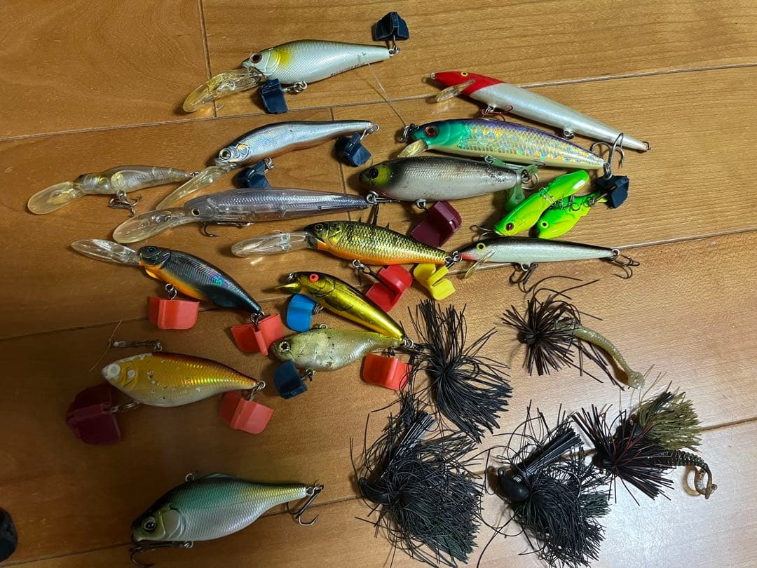 バス釣り引退セット　ルアーセット　ワームセット