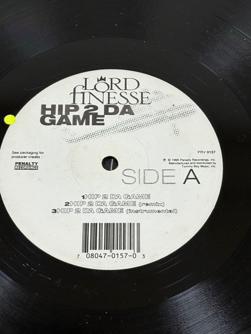 LORD FINESSE HIP 2 DA GAME レコード同レコード2枚