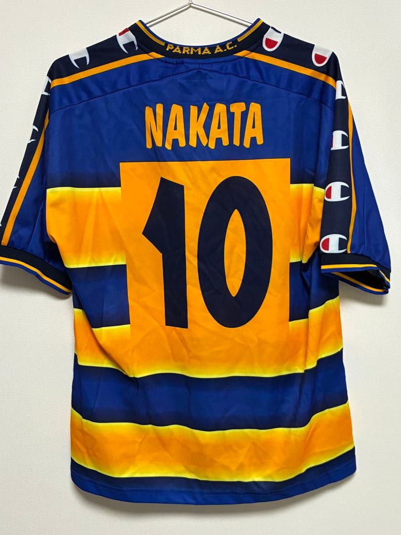 ［激レア］01-02 Parma A.C. NAKATA 10 サッカーシャツ