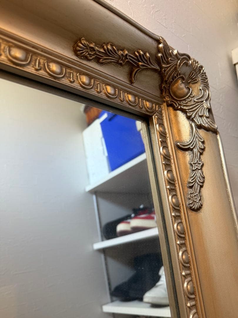 【fifi】全身鏡 アンティーク調ミラー 180×90cm