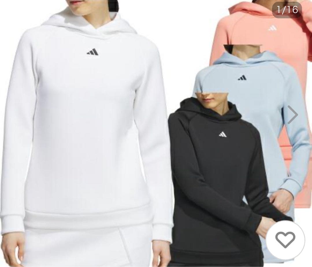 新品adidas ゴルフダンボールなニットセットアップブラックM