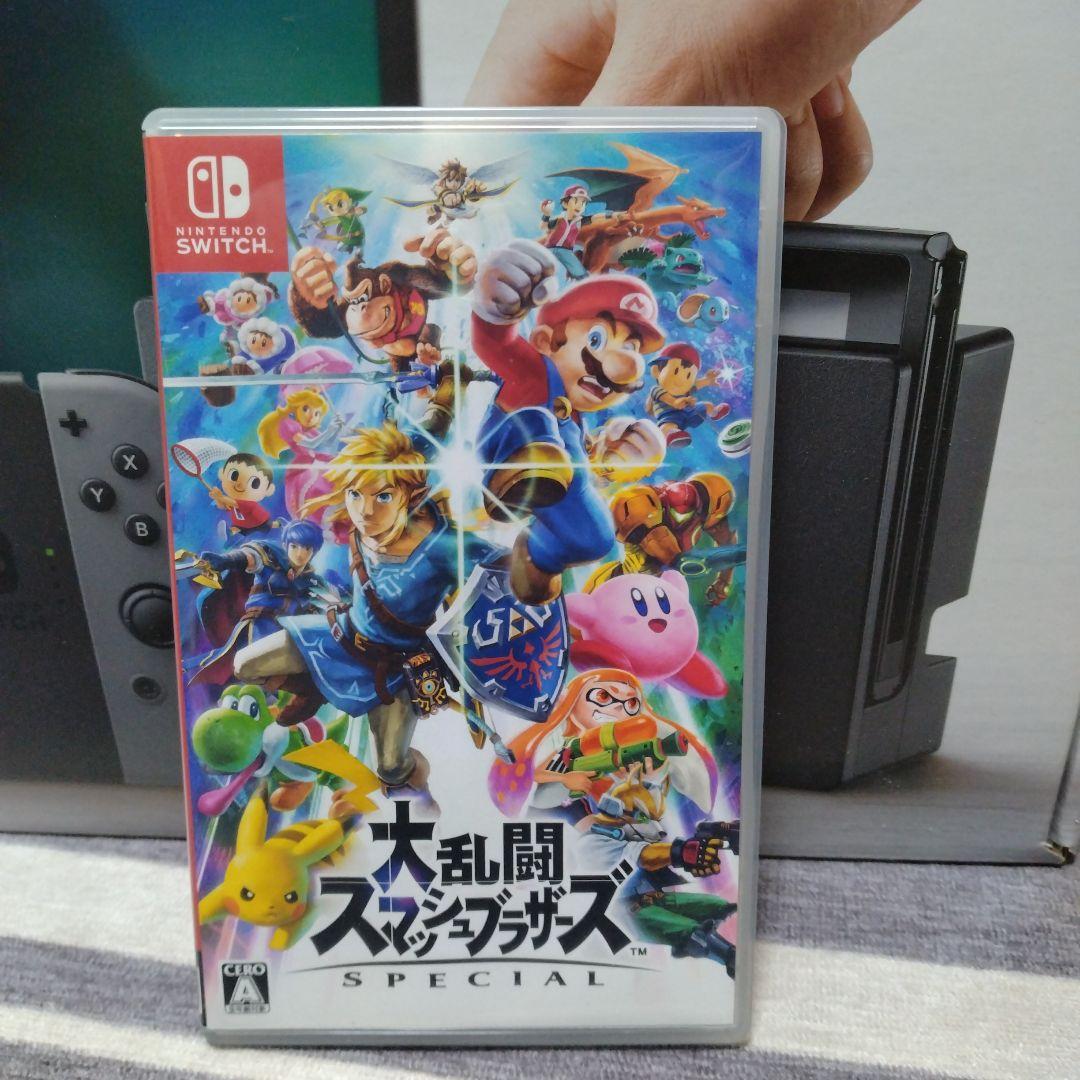 【すぐ遊べる】Nintendo Switch本体 大乱闘スマブラSP付き