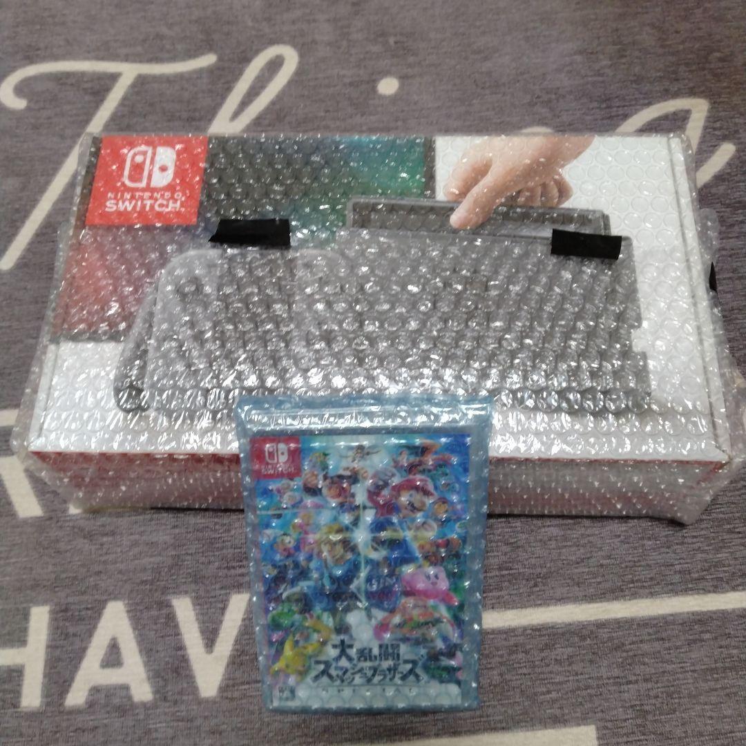 【すぐ遊べる】Nintendo Switch本体 大乱闘スマブラSP付き