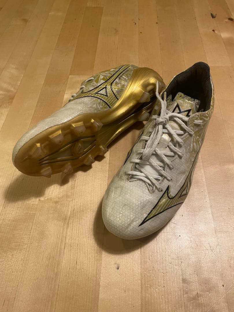 ミズノ　アルファ　エリート　24cm ホワイト/ゴールド