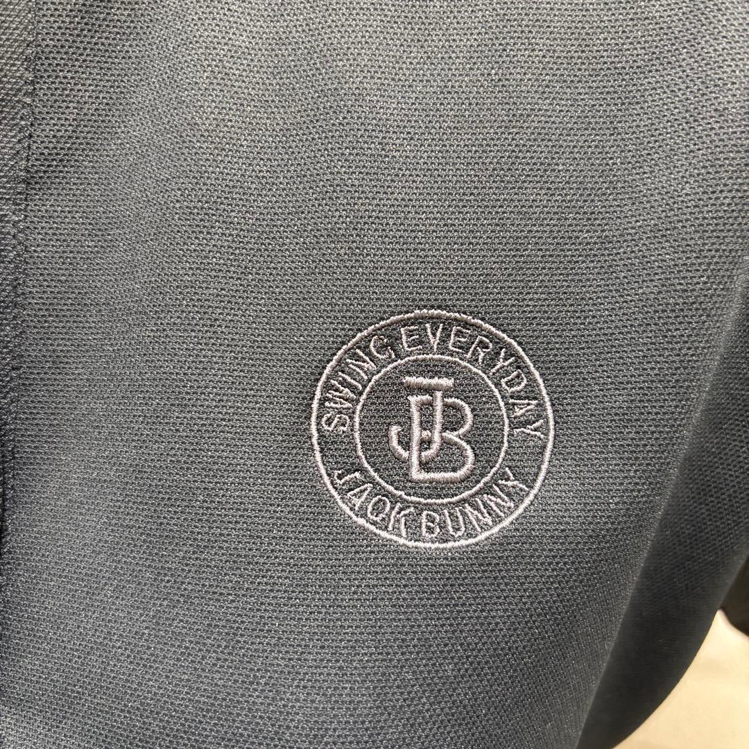 ★美品★ Jack Bunny ゴルフウェア ブラック ポロシャツ