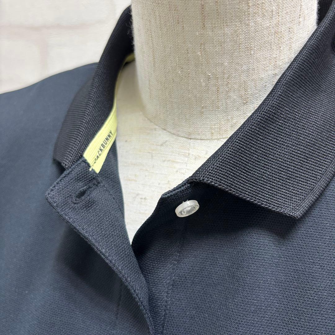 ★美品★ Jack Bunny ゴルフウェア ブラック ポロシャツ
