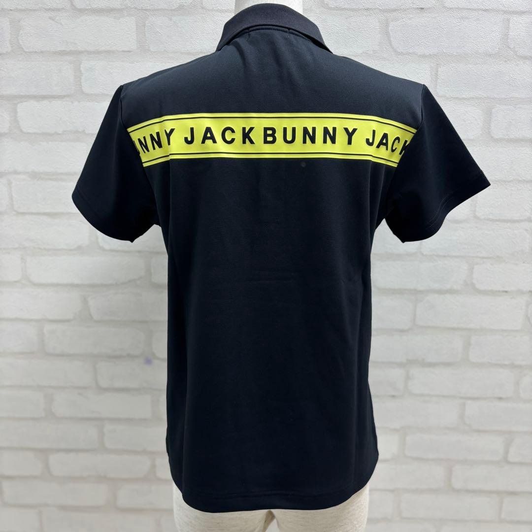 ★美品★ Jack Bunny ゴルフウェア ブラック ポロシャツ