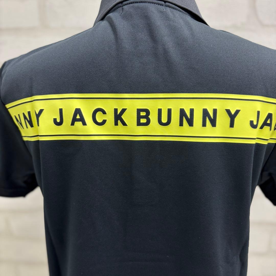 ★美品★ Jack Bunny ゴルフウェア ブラック ポロシャツ
