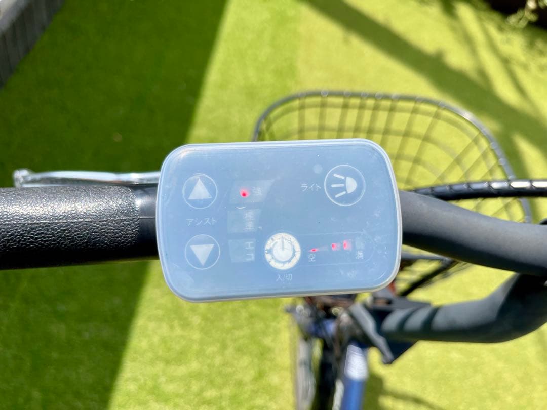 ペルテック電動アシスト自転車　TDN-206 マットネイビー　大容量12AH付き