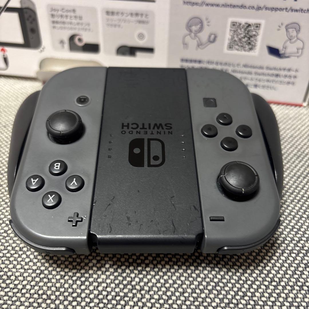 Nintendo Switch 本体　ブラック　グレー　コントローラー