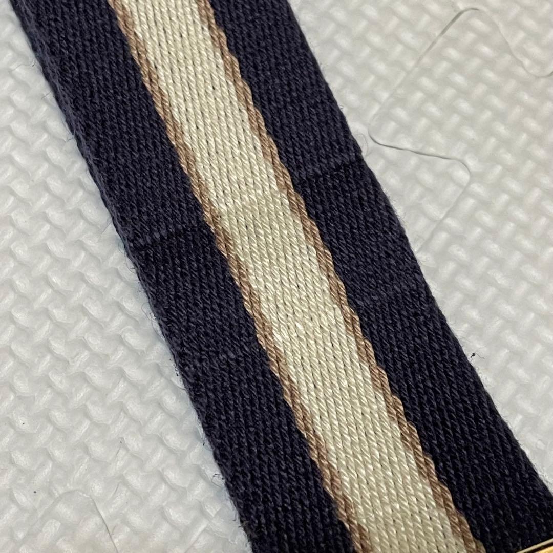 新品 タグ付き ヤング&オルセン GLR 別注 ストライプ ショルダーストラップ