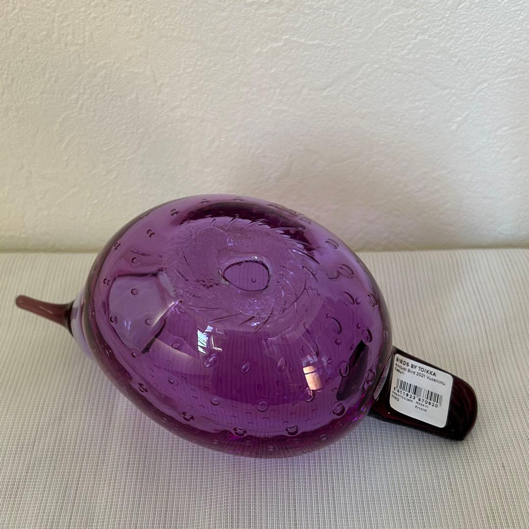 イッタラ　オイバ・トイッカ ガラスの鳥 アニュアルバード Kesuri