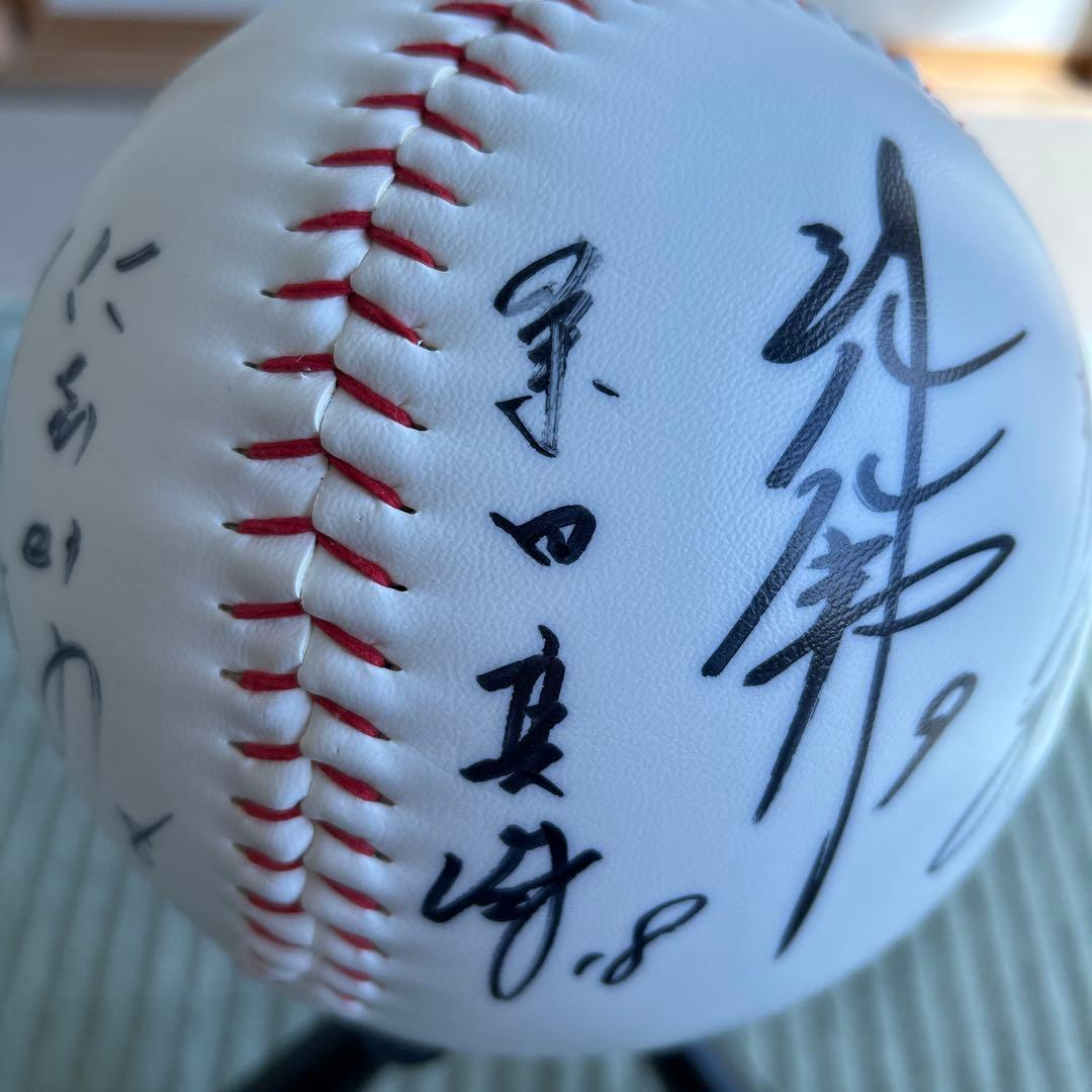 読売巨人軍 ２００２年優勝記念ジャンボ直筆貴重サインボール直筆１２名最終価格