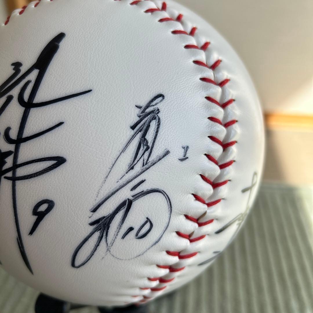 読売巨人軍 ２００２年優勝記念ジャンボ直筆貴重サインボール直筆１２名最終価格