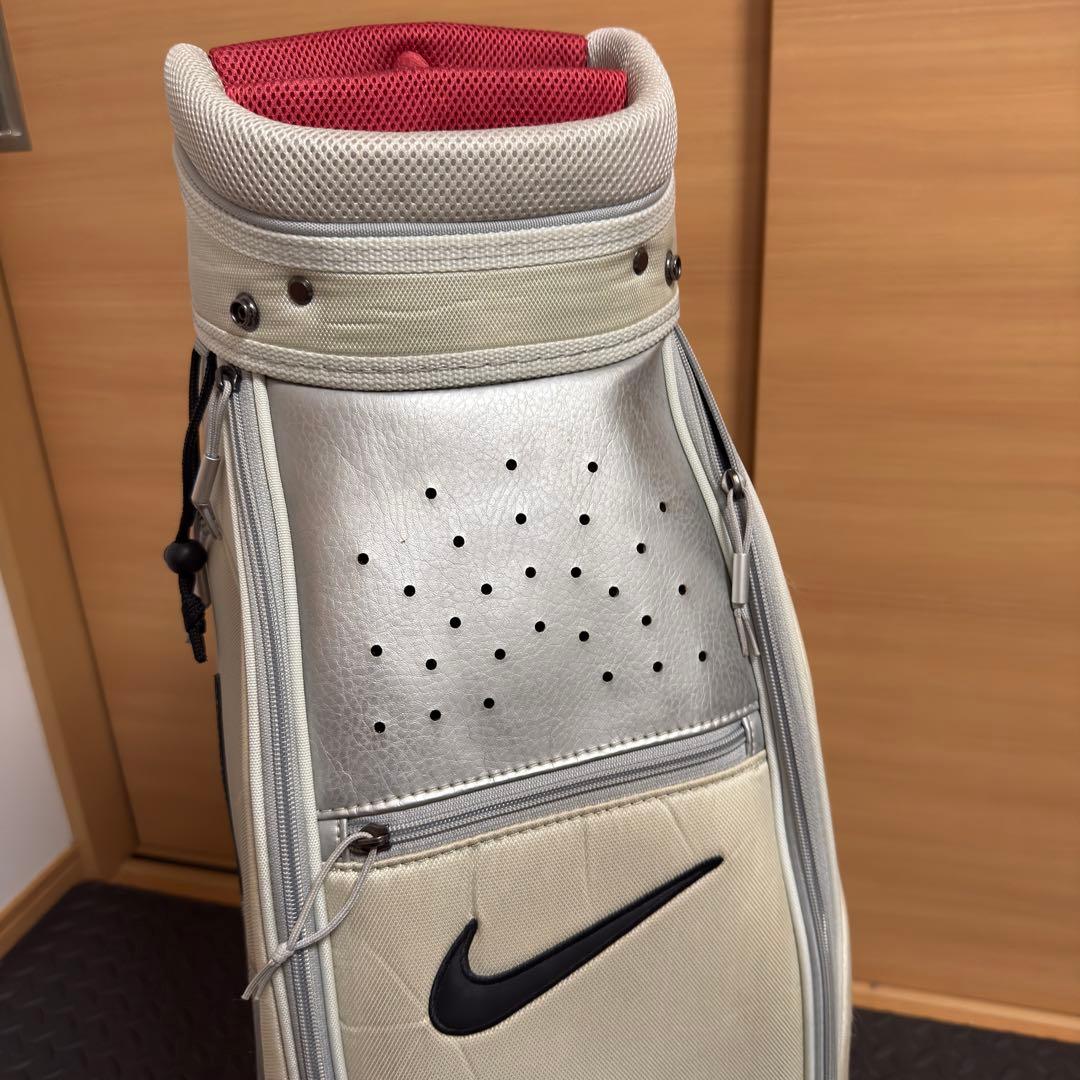 NIKE GOLF ナイキ ゴルフ キャディバッグ 6分割 ホワイト フード