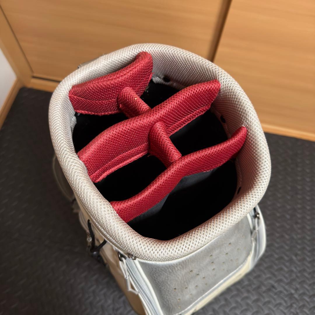 NIKE GOLF ナイキ ゴルフ キャディバッグ 6分割 ホワイト フード