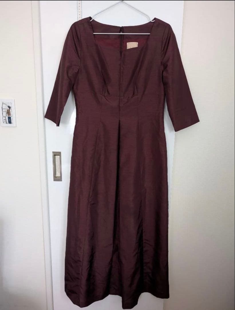 ♥Sybilla ワンピース フォーマル ワインレッド バーガンディ ブラウン