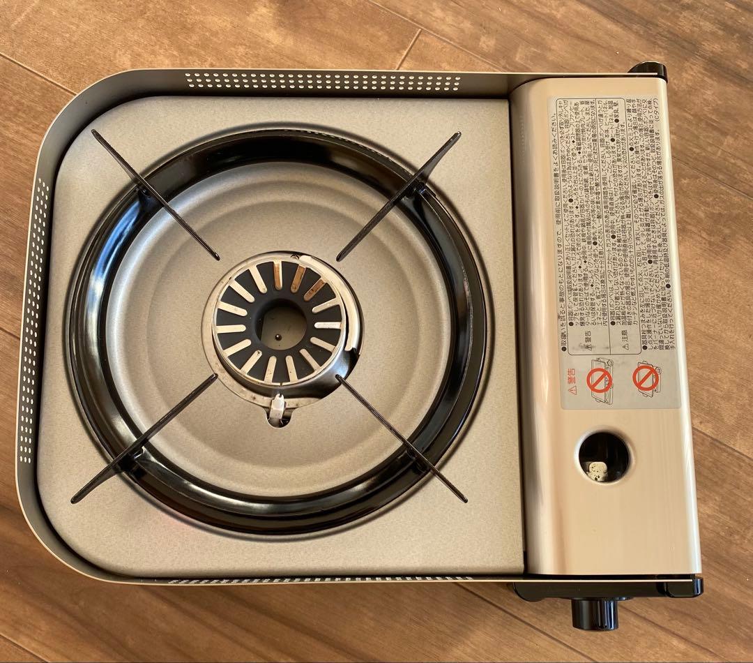 アウトドア カセットコンロ　イワタニ カセットフーボー✴︎美品✴︎　焼肉プレート付き