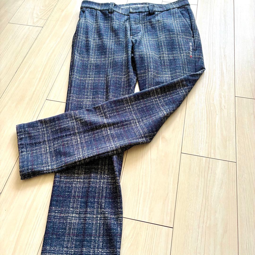 and per se アンパスィ 裏起毛 ストレッチパンツ ゴルフウェア 92