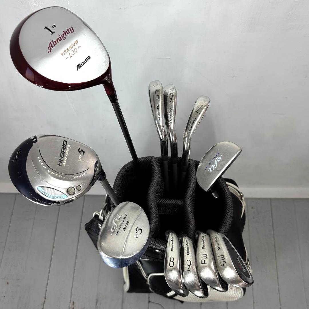 本格派 レディースゴルフクラブ 11本 フルセット ゴルフセット 豪華セット