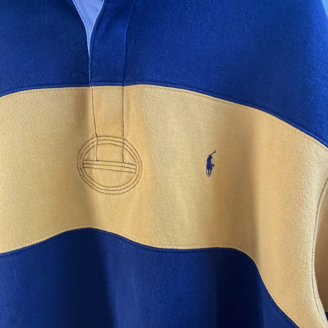 90s ラルフローレン　ラガーシャツ　size:XL美品　常田大希