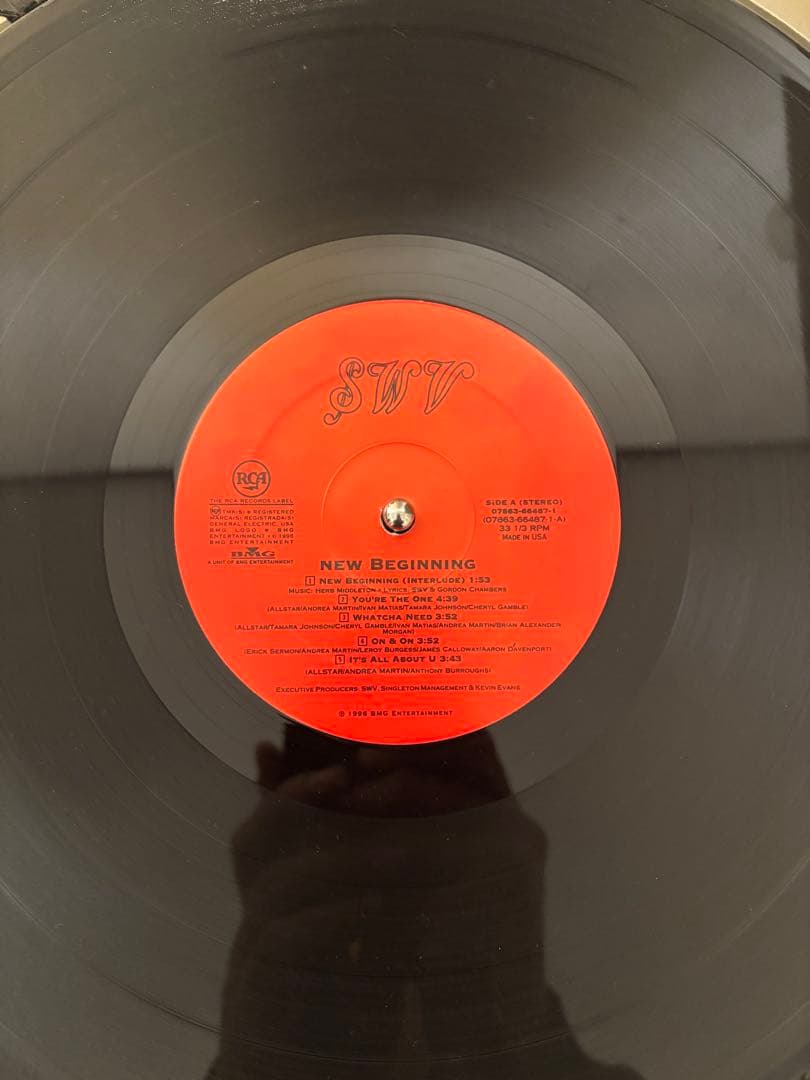SWV NEW BEGINNING レコード USオリジナル 2LP