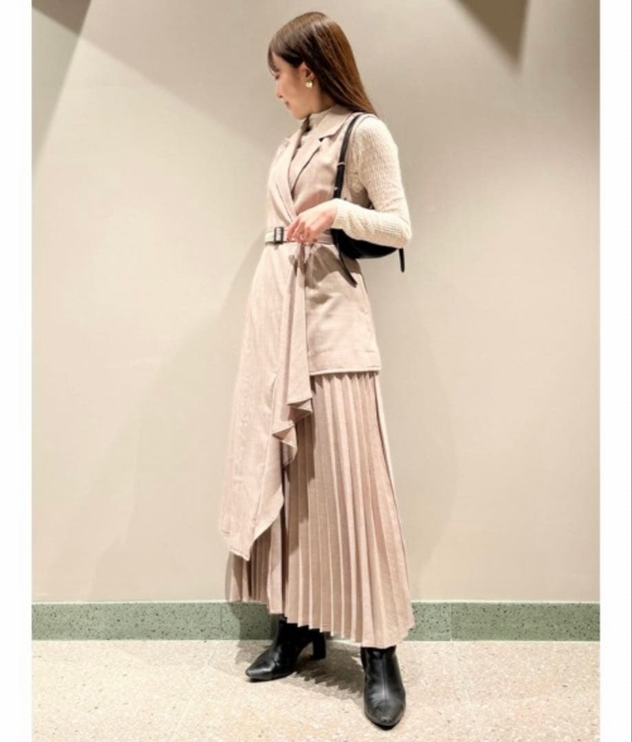 SNIDEL ノースリーブワンピース　ブラック