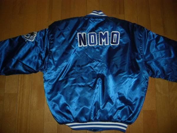 ロサンゼルスドジャース スタジャン　L.A.Dodgers NOMO　野茂英雄