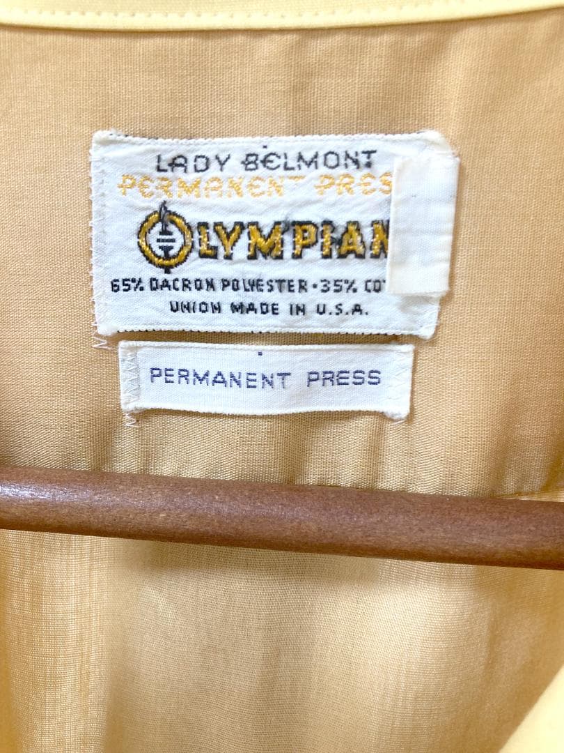 60s OLYMPIANレイヤードデザイン　ボーリングシャツ