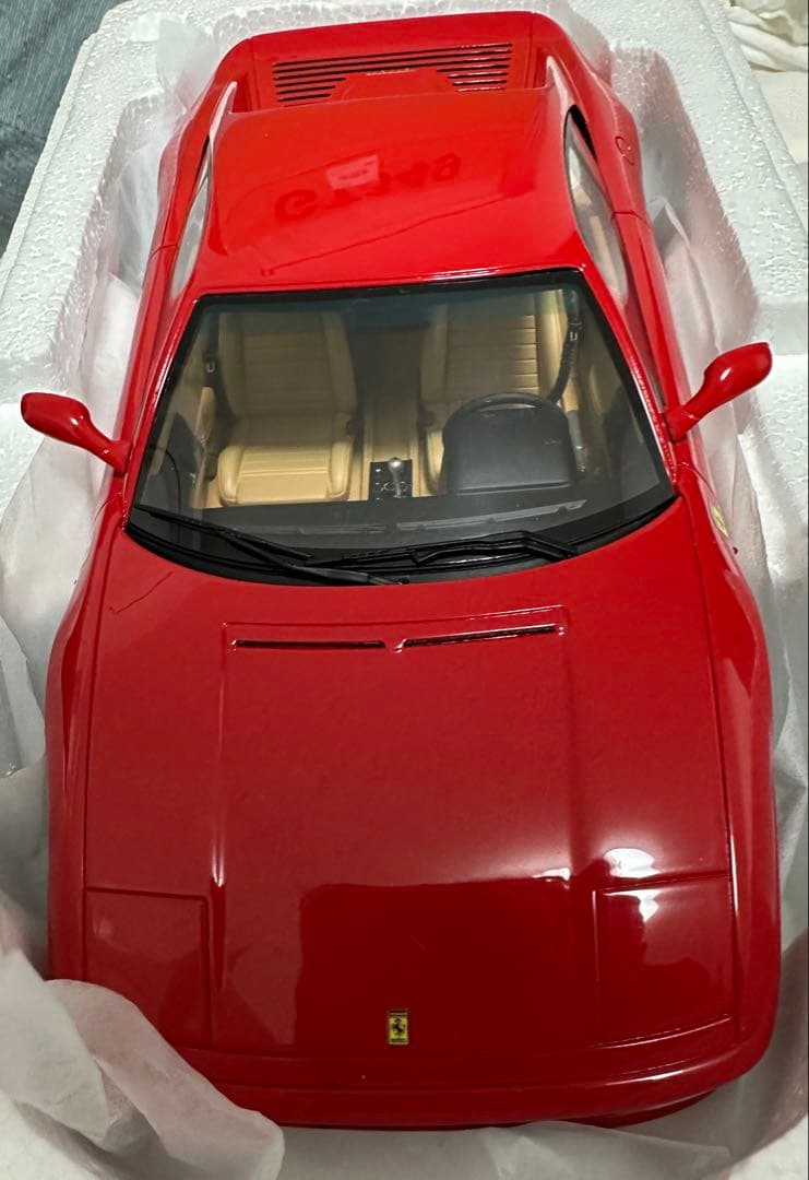 京商Ferrari F355 ミニカー 1/18 赤トミカフェラーリ付