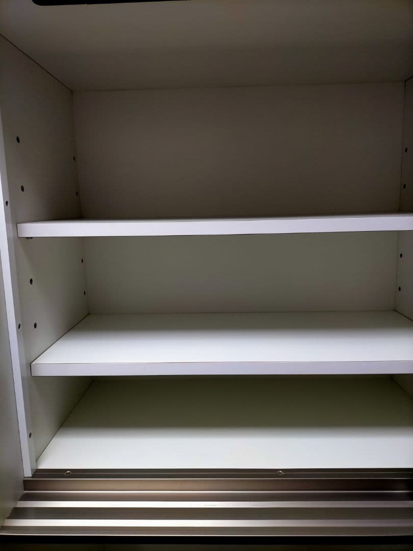 ニトリ　キッチンボード　アルミナ2 120KB WH 食器棚 上半分 白